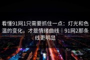 看懂91网1只需要抓住一点：灯光和色温的变化，才是情绪曲线｜91网2那条线更明显