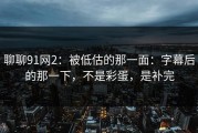 聊聊91网2：被低估的那一面：字幕后的那一下，不是彩蛋，是补完