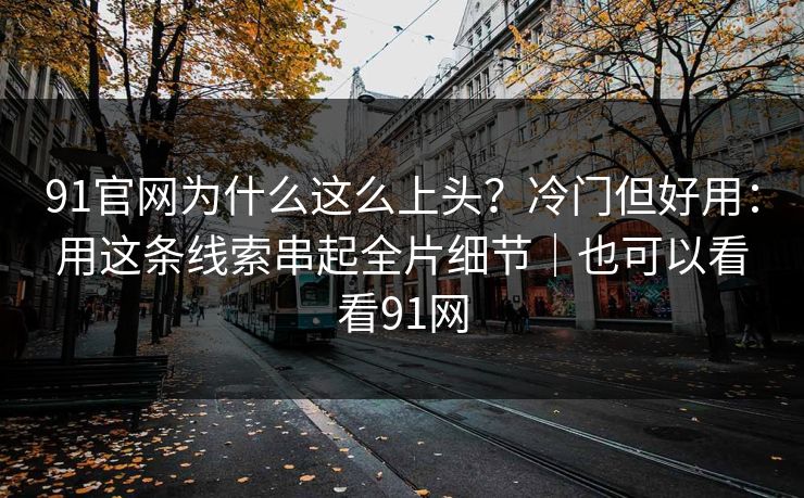 91官网为什么这么上头？冷门但好用：用这条线索串起全片细节｜也可以看看91网